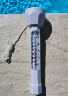 Pool Thermometer EASY Wassertemperatur Schwimmring Poolthermometer Temperatur