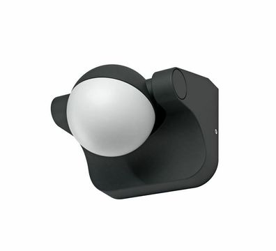 Ledvance Endura Style Sphere 8W DG LED IP44 830 600lm. 170° Alu Dunkelgrau