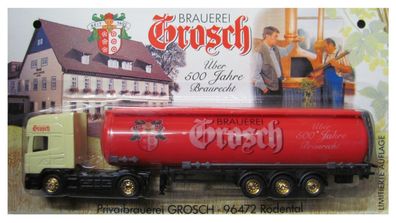Brauerei Grosch Nr.01 - Über 500 Jahre Braurecht - Scania - Sattelzug