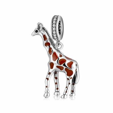 Charms Anhänger für Pandora Armbänder 925 Sterling Silber Charm Giraffe Tier Geschenk
