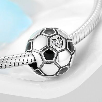 Charms Anhänger für Pandora Armbänder 925 Sterling Silber Fußball Weltmeisterschaft.