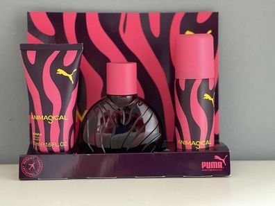 Puma Animagical Woman Edt 40 ml + Shower Gel 50 ml+ Deo-Spray 50ml Set NEU & OVP