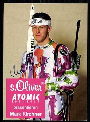 Mark Kirchner Autogrammkarte Original Signiert Biathlon + A 88140
