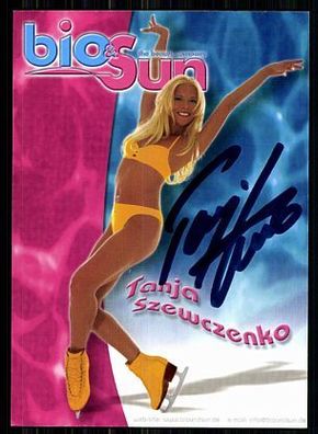 Tanja Szewczenko Autogrammkarte Original Signiert Eiskunstlauf + A 88332