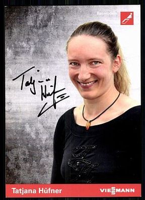 Tatjana Hüfner Autogrammkarte Original Signiert Rodeln + A 88169