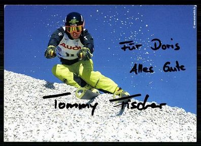 Tommy Fischer Autogrammkarte Original Signiert Skialpine + A 88197