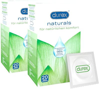 Durex Naturals Kondome 40 Stück