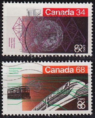 KANADA CANADA [1986] MiNr 0988,90 ( O/ used )