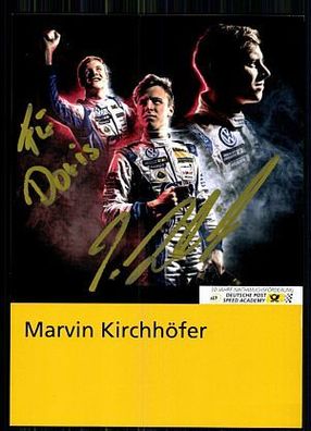 Marvin Kirchhöfer Autogrammkarte Original Signiert Motorsport + A 88382