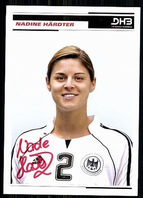 Nadine Härdter DHB Autogrammkarte Original Signiert Handball + A 88403
