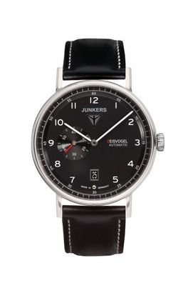 Junkers 6704-2 Eisvogel F13 Herren Uhr Automatik Armband Leder Armbanduhr Uhren