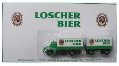 Brauerei Loscher Nr.02 - Logo & Schriftzug - MB L322 - Hängerzug Oldie