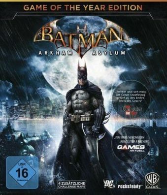 Batman: Arkham Asylum - GotY Edition (PC 2010 Steam Key Download Code) keine DVD