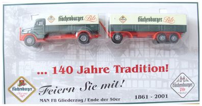 Hachenburger Brauerei Nr.16 - 140 Jahre Tradition - MAN Diesel 156-F6 LH - Hängerzug