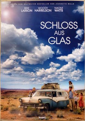 Schloss aus Glas - Original Kinoplakat A0 - Brie Larson, Woody Harrelson - Filmposter