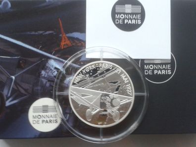Charles Lindbergh 50 euro 2017 PP Frankreich Spirit of St. Louis 5 Unzen 5 oz. Silber