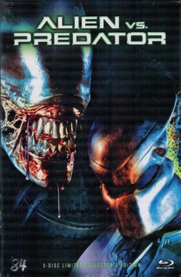 Alien vs. Predator [LE] große Hartbox Cover D [Blu-Ray & DVD] Neuware