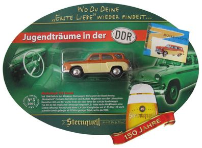 Sternquell Brauerei Nr. - Moskwitsch 423 Kombi - DDR Pkw