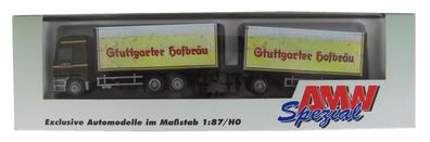 Stuttgarter Hofbräu - MB Actros - Getränke Hängerzug - von AMW