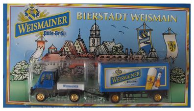 Brauerei Weismainer Nr.17 - Bierstadt Weismain - MB Unimog U300 - Hängerzug