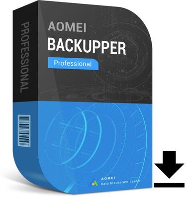 AOMEI Backupper Professional|2 PCs|immer aktuell, lebenslang|Download|ESD