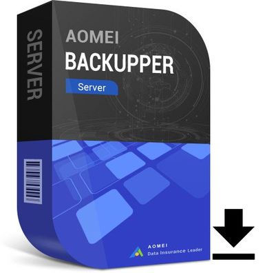 AOMEI Backupper Server|1 PC oder Server/ WIN|Dauerlizenz|E-Mail|ESD