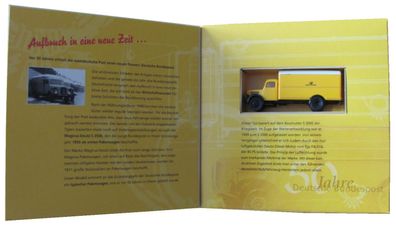Deutsche Post - Der erste Paketwagen - Magirus Deutz S 3500 - von Brekina