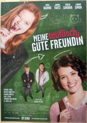 Meine teuflisch gute Freundin - Original Kinoplakat A1 - Emma Bading - Filmposter