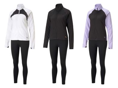 Puma Damen ACTIVE Yogini Woven Suit / Trainingsanzug Sportanzug Jogginganzug