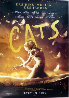 Cats - Original Kinoplakat A0 - Hauptmotiv - Francesca Hayward - Filmposter