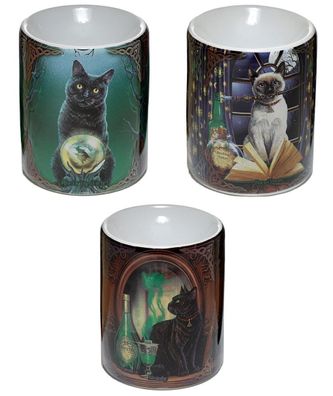 1 Duftlampe, Aromalampe, Katze, Lisa Parker, Teelichthalter, Katzen Tiere Kerzen