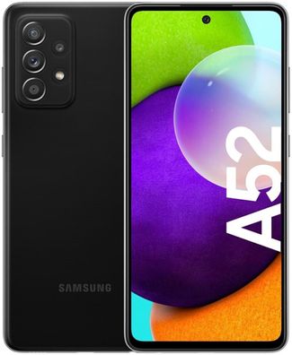 Samsung Galaxy A52, 128 GB, Awesome Black (schwarz), NEU, OVP, versiegelt