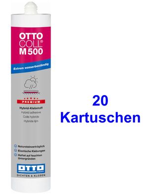 Ottocoll® M500 20 x 310 ml Der extrem wasserbeständige Premium-Hybrid-Klebstoff