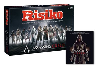Risiko Assassin's Creed Brettspiel Gesellschaftsspiel + Buch »In den Animus«