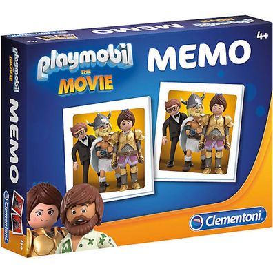Playmobil The Movie - Memo Kinderspiel Kinder Kartenpaare Gesellschaftsspiel