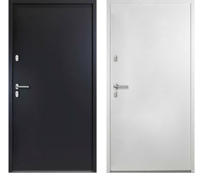 Haustür Nebeneingangstür HUGO hochwertige Kellertür Außentür in weiß & anthrazit