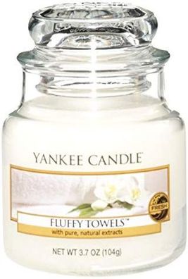 Yankee Candle Votivkerze Fluffy Towels Clean Cotton 1205378E