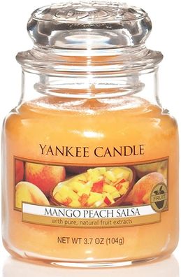 Yankee Candle Duftkerze Mango Peach Salsa Klein