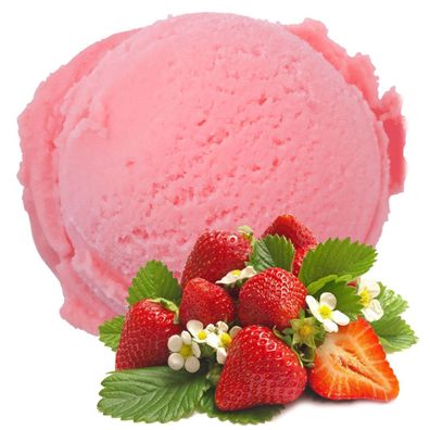 Erdbeer Geschmack Eispulver Softeispulver 1:3, 0.333 kg