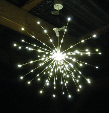 Weihnachtsdekoration Feuerwerk Lichtball 160 LED Timer 1 Meter Durchmesser 40 cm
