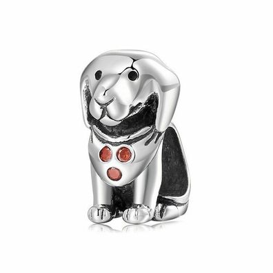 Charms Anhänger für Pandora Armbänder 925 Sterling Silber Charm Schöner Hund Geschenk