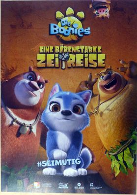 Die Boonies - Eine bärenstarke Zeitreise- Orig Kinoplakat A1- Teasermotiv- Filmposter