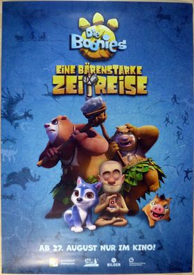 Die Boonies - Eine bärenstarke Zeitreise - Orig Kinoplakat A0- Hauptmotiv- Filmposter