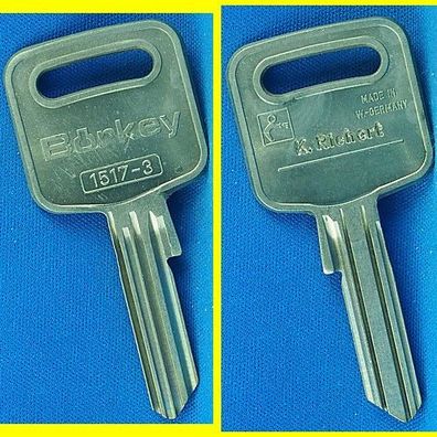 Schlüsselrohling Börkey 1517-3 für Winkhaus, Biffar / Profilzylinder