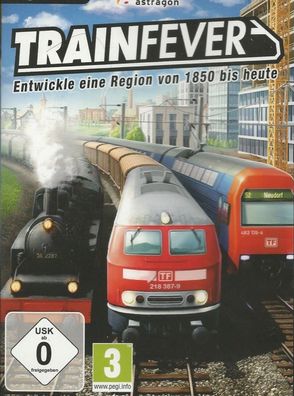 Train Fever (PC, 2014, Nur der Steam Key Download Code) Keine DVD, Nur Steam Key