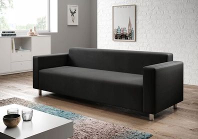 FURNIX 3-Sitzer Lukka elegantes Wohnzimmersofa Sofa Couch 202x78x70cm MA 1100