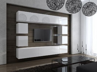 Future 17 Möbel für Wohnzimmer Wohnwand Mediawand Schrankwand Wohnschrank