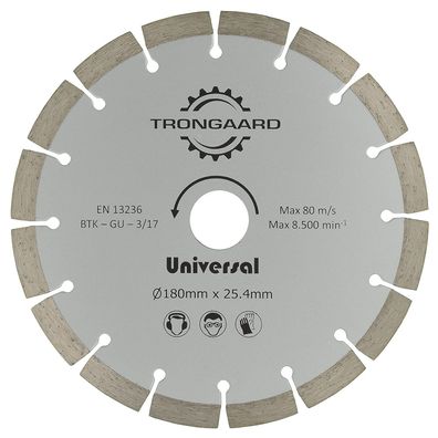 Trongaard Diamant-trennscheibe 180mm/25.4mm - Universal Advanced #631