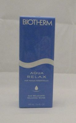 Biotherm Aqua Relax Aux Huiles Essentielles 100 Ml Spray Eau Relaxante Relaxing Water