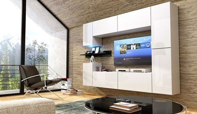 Future 13 Möbel für Wohnzimmer Wohnwand Mediawand Schrankwand Wohnschrank